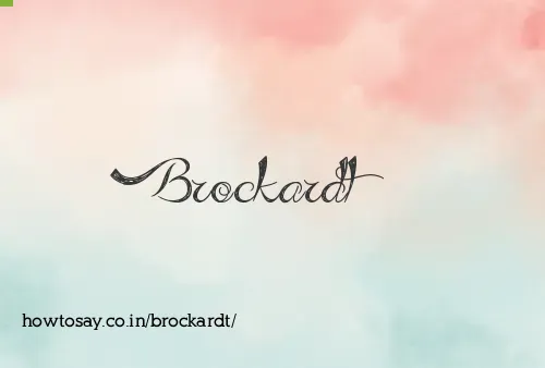 Brockardt
