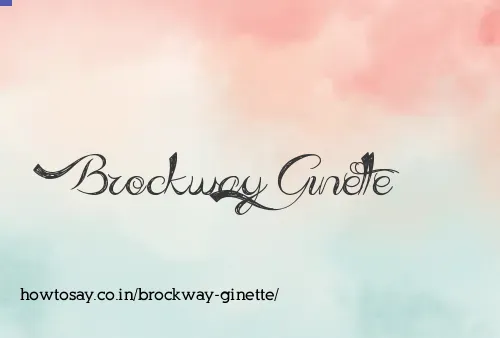 Brockway Ginette
