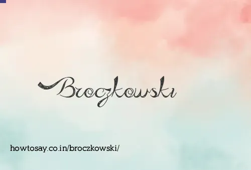 Broczkowski