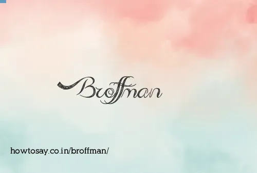 Broffman