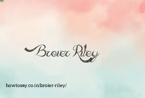 Broier Riley