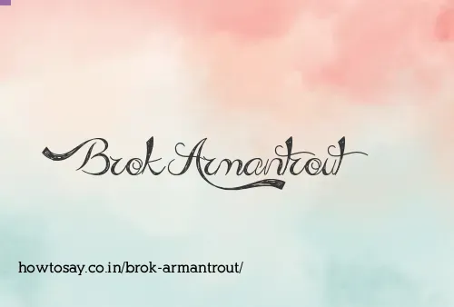 Brok Armantrout