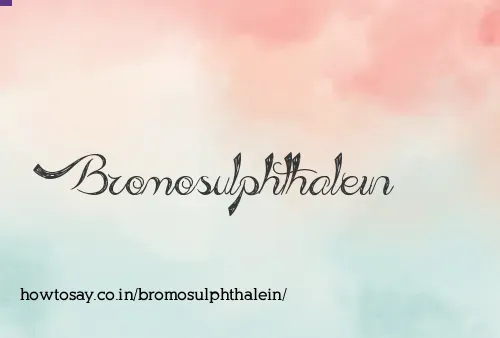 Bromosulphthalein