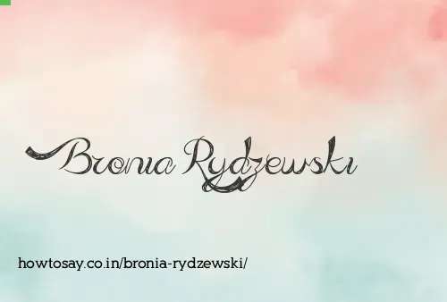 Bronia Rydzewski