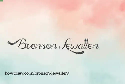 Bronson Lewallen