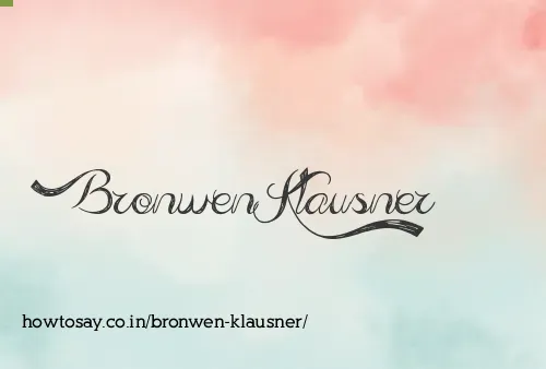 Bronwen Klausner