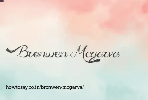 Bronwen Mcgarva