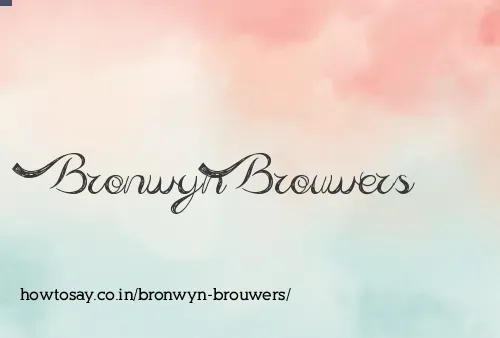 Bronwyn Brouwers