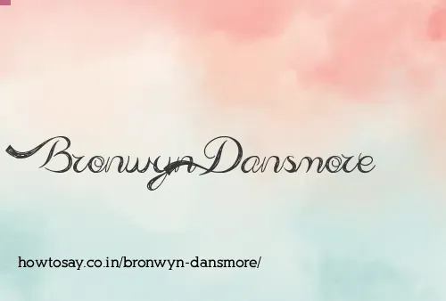 Bronwyn Dansmore