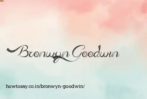 Bronwyn Goodwin