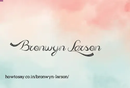 Bronwyn Larson