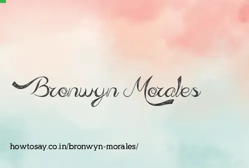 Bronwyn Morales