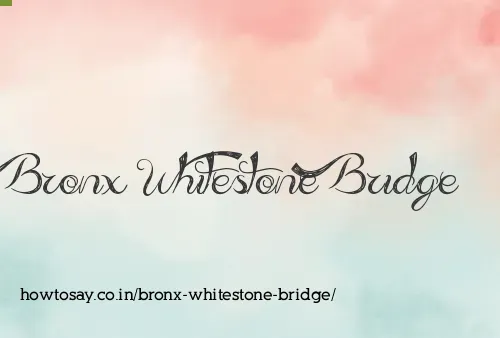Bronx Whitestone Bridge