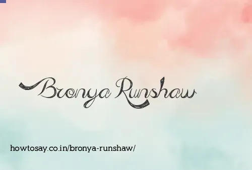 Bronya Runshaw