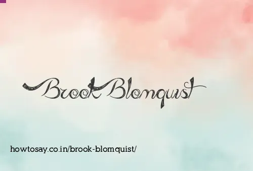 Brook Blomquist