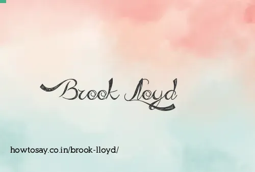 Brook Lloyd