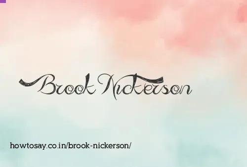 Brook Nickerson
