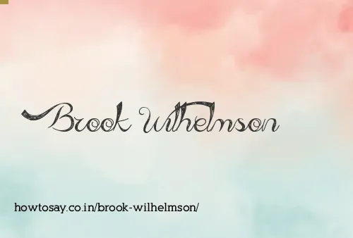 Brook Wilhelmson