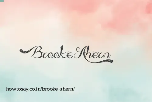 Brooke Ahern