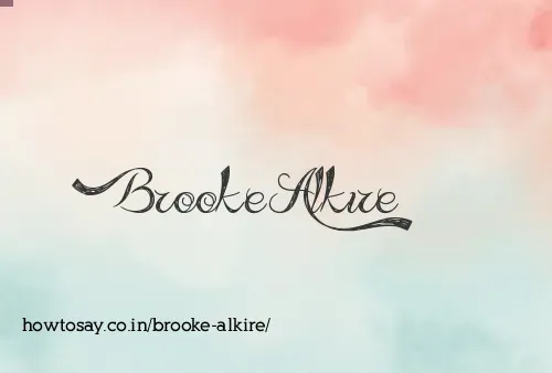 Brooke Alkire