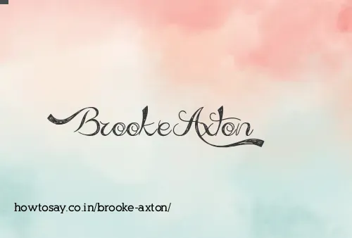 Brooke Axton