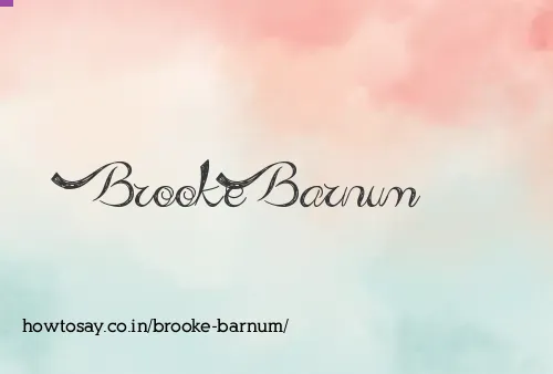 Brooke Barnum
