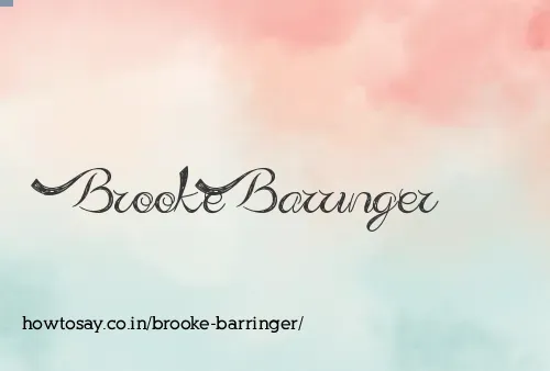 Brooke Barringer
