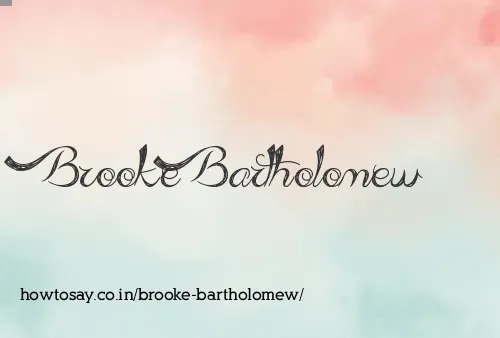 Brooke Bartholomew