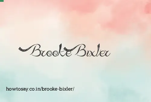 Brooke Bixler