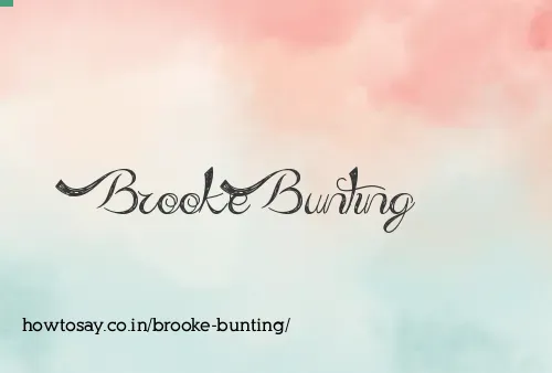Brooke Bunting