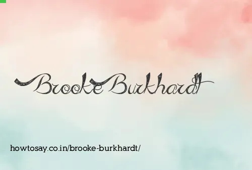 Brooke Burkhardt