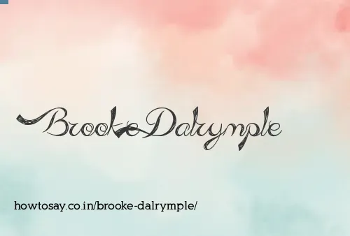 Brooke Dalrymple