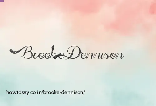 Brooke Dennison