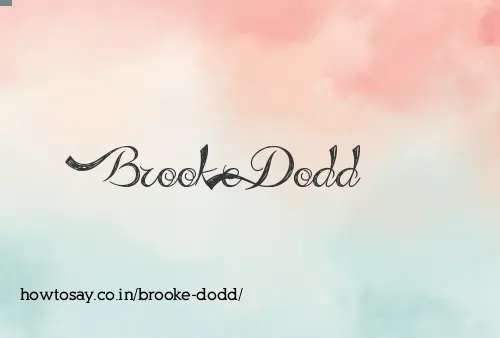 Brooke Dodd