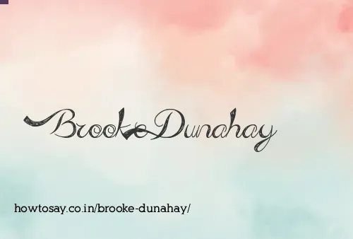Brooke Dunahay