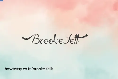 Brooke Fell