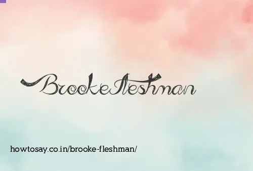 Brooke Fleshman