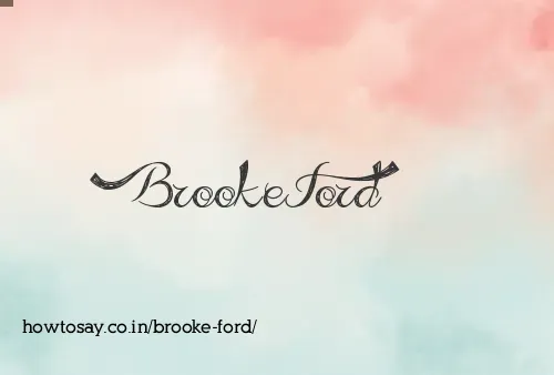 Brooke Ford