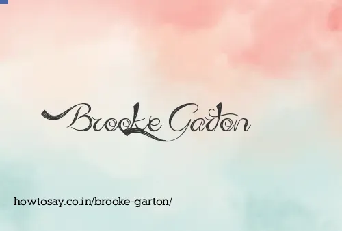 Brooke Garton
