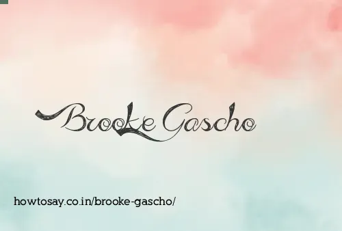 Brooke Gascho