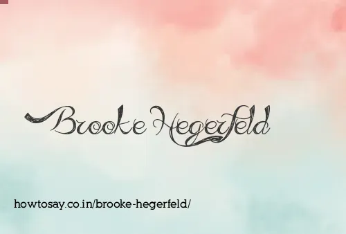 Brooke Hegerfeld