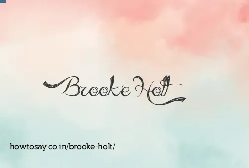 Brooke Holt