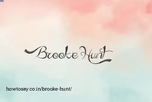 Brooke Hunt