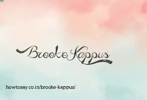 Brooke Kappus