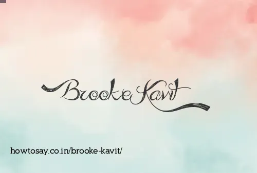 Brooke Kavit