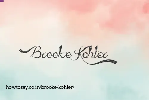 Brooke Kohler