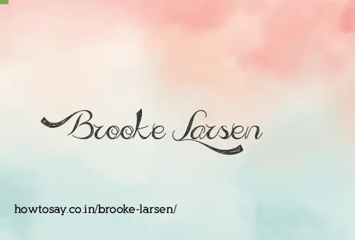 Brooke Larsen