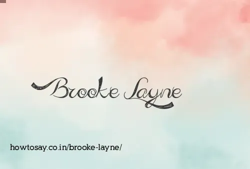 Brooke Layne
