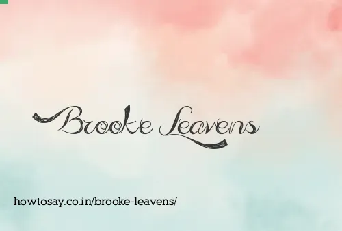 Brooke Leavens