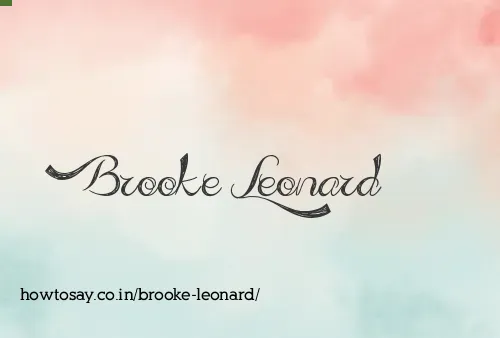 Brooke Leonard